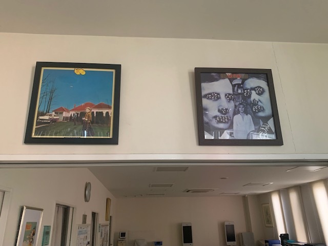 医療法人　桐渕眼科　診察室前